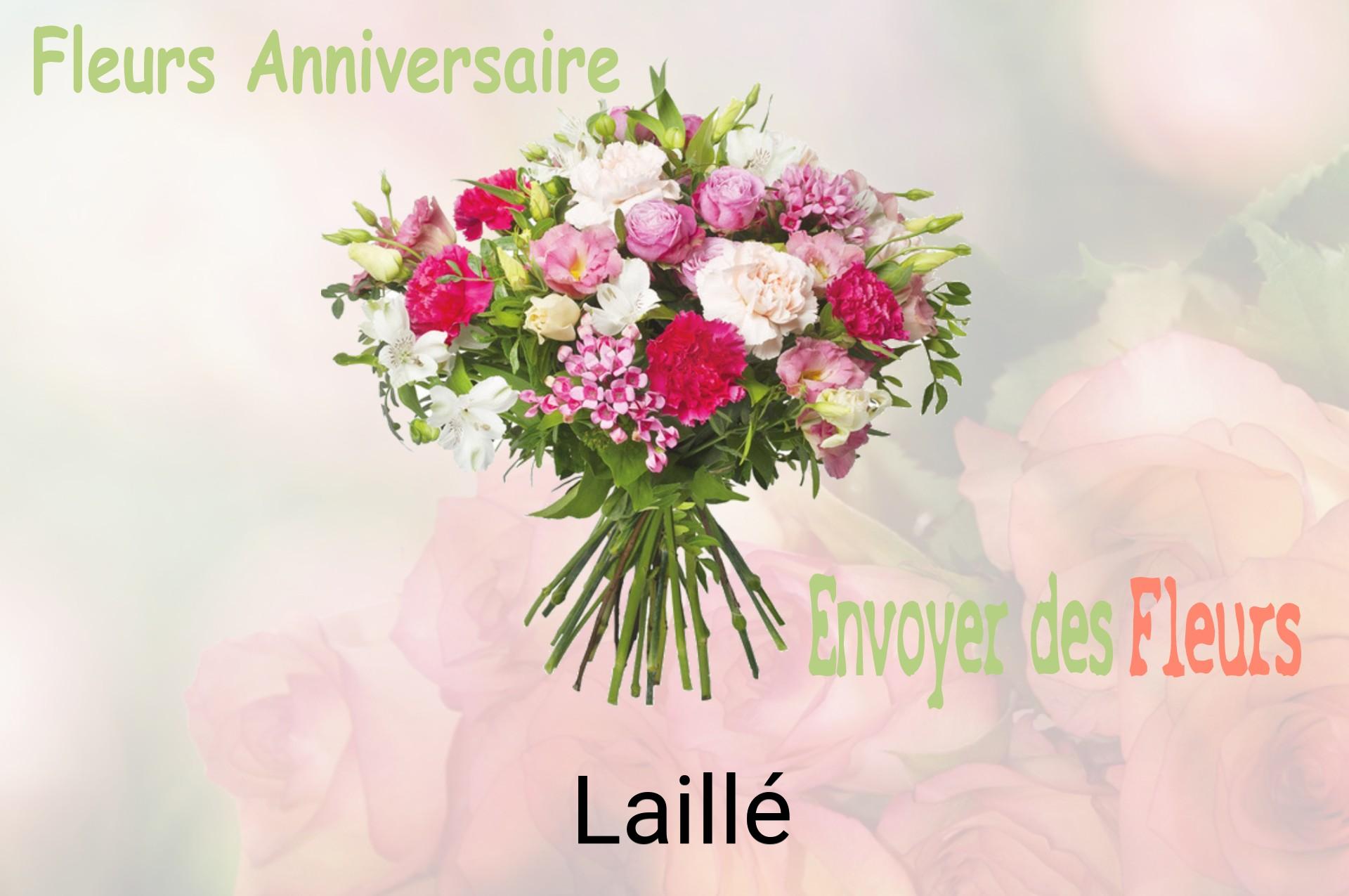 Bouquet de fleurs d’anniversaire livré à Laillé